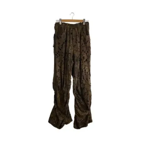 SYUMAN. Sloppy gather trousers / ダメージギャザーパンツ