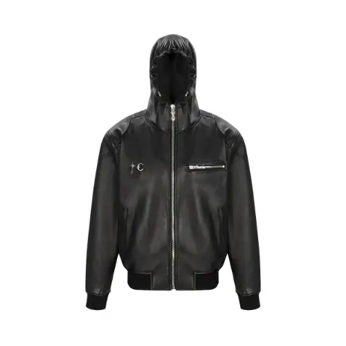 Thug Club Silm Rock Leather Jacket