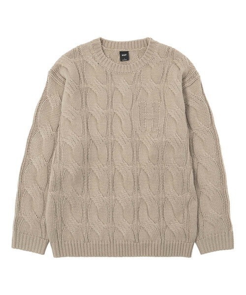 HUF CLASSIC H CABLE SWEATER