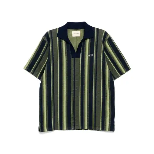 NICHOLAS DALEY rugby striped polo shirt