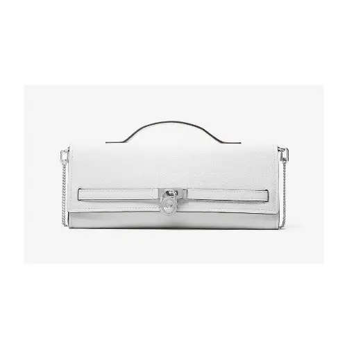 MICHAEL KORS HAMILTON MODERNE EW レザー クラッチ ミディアム