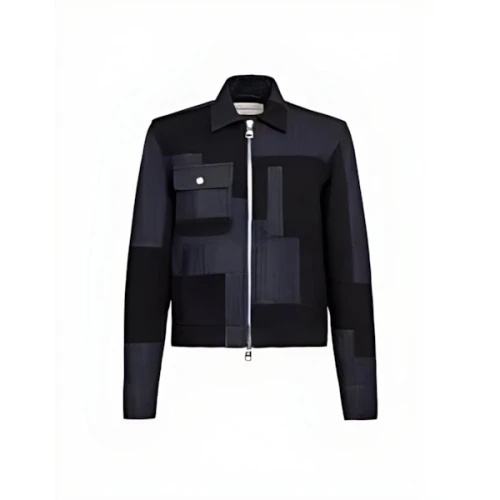 Alexander McQueen パッチワーク デニムジャケット