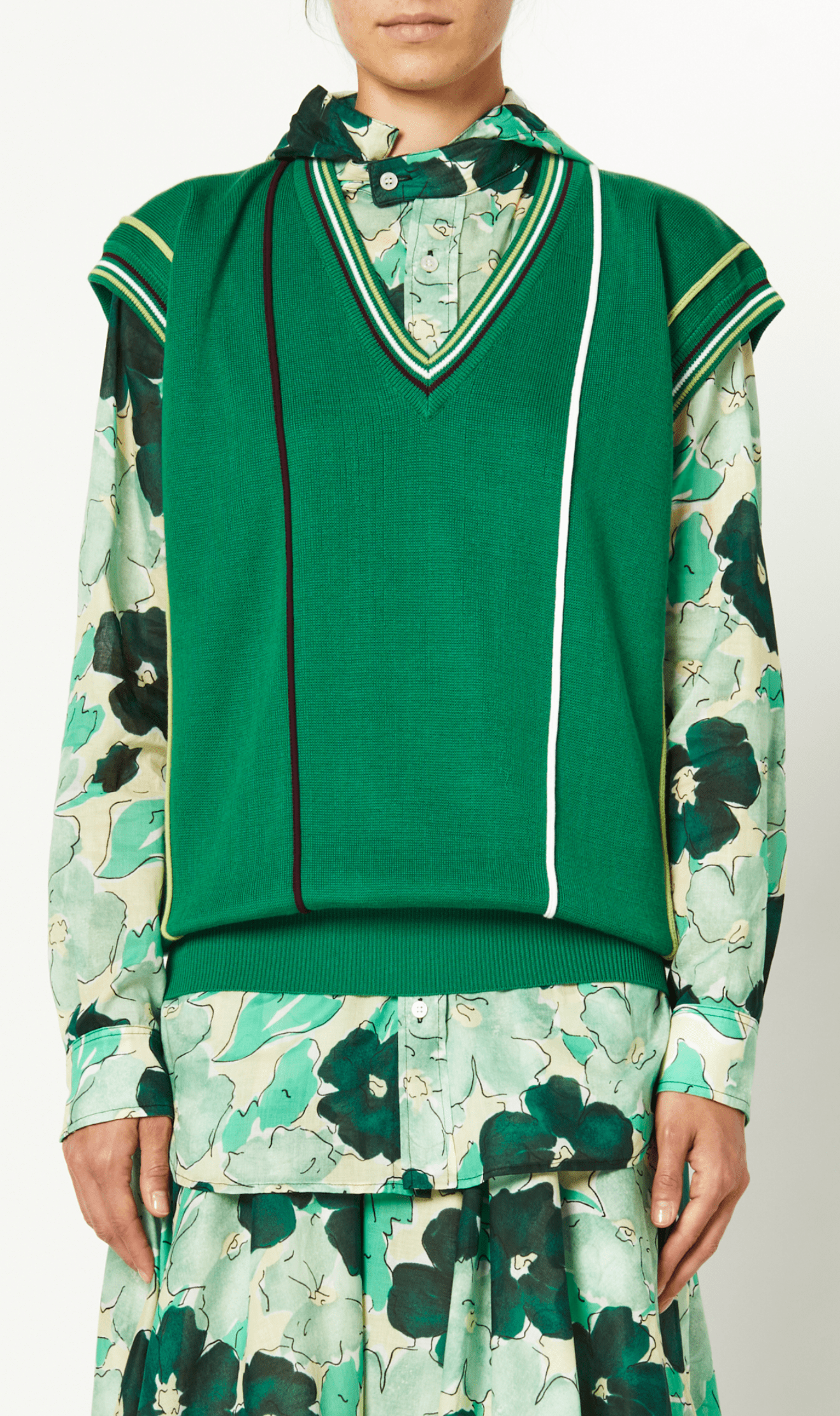 PLAN C Vest Top Green