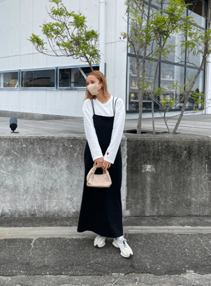 mite Heart point long tee