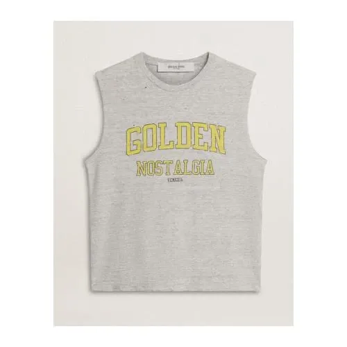 GOLDEN GOOSE ノースリーブTシャツ