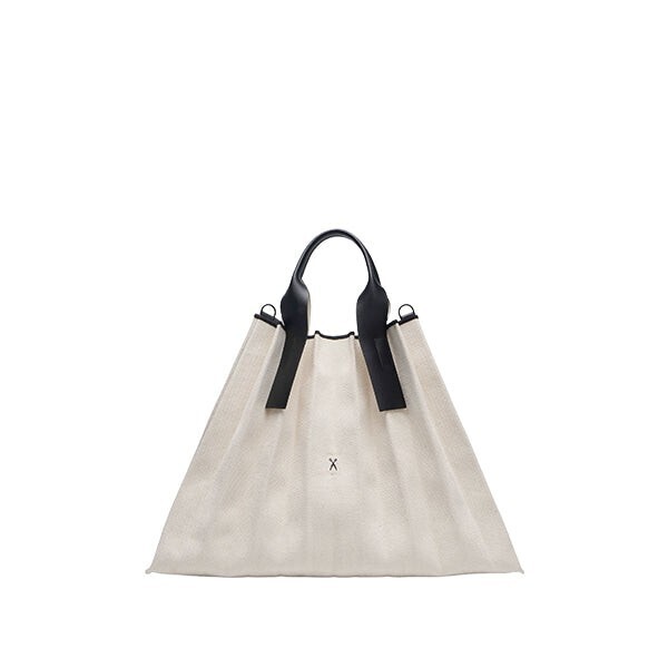 JOSEPH AND STACEY ラッキープリーツキャンバス トート(L)