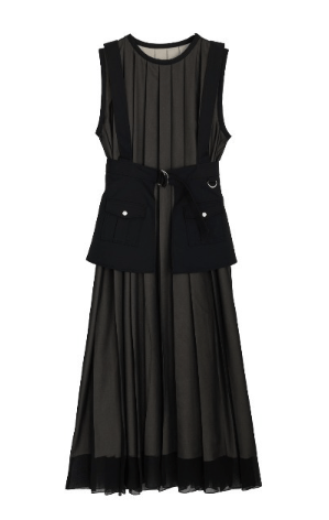 AMERI VINTAGE MEDI CORSET SET FULL PLEATS DRESS