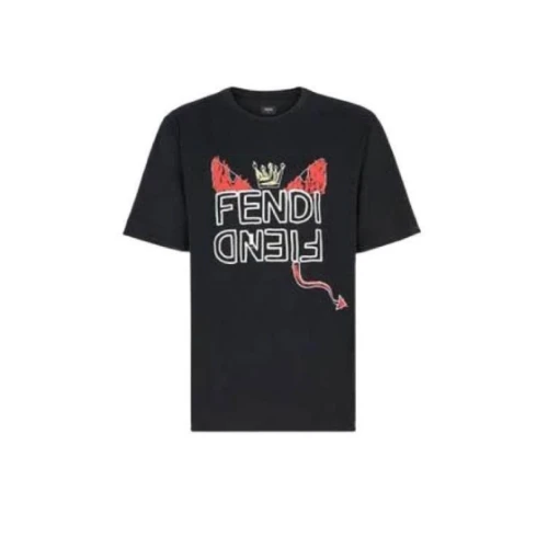 FENDI Demon Motif T-shirt