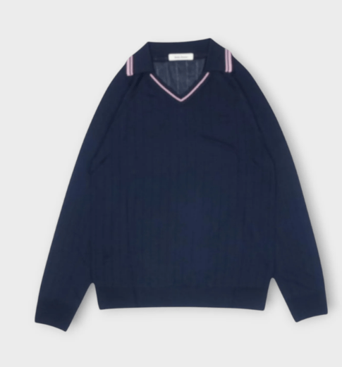 WALES BONNER ROOTS POLO SHIRT