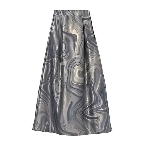 sa ha ra Marble Jacquard Skirt