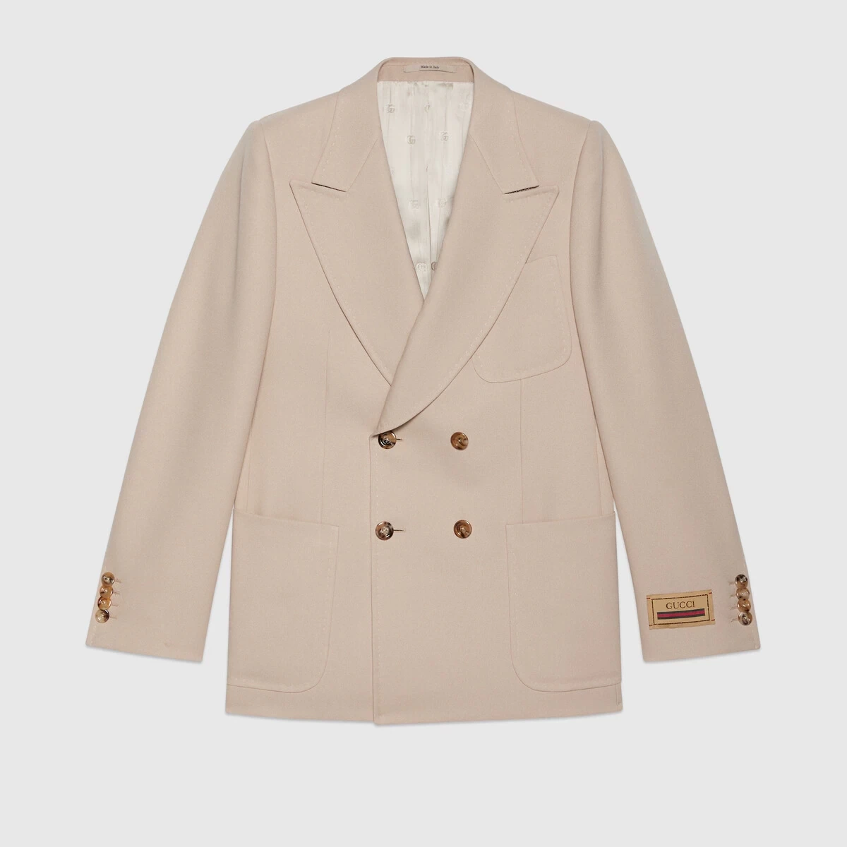 GUCCI ラベル付き ドリル ジャケット