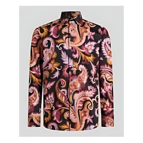 ETRO フローラルプリント シャツ