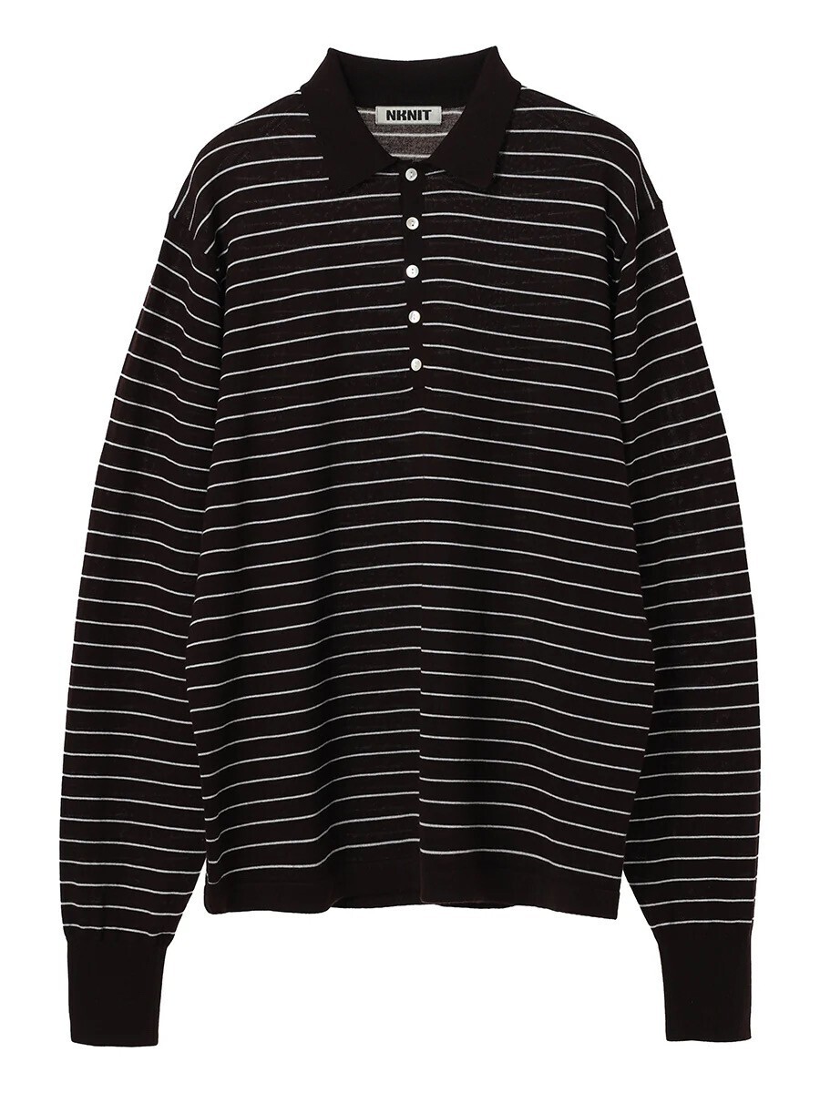 NKNIT high gauge wool KNIT shirt