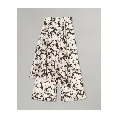 TOGA PULLA Rayon Print Skirt Pants