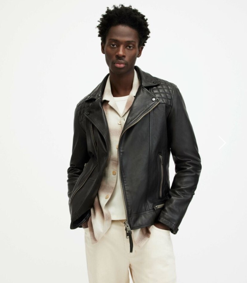 ALLSAINTS CONROY LEATHER BIKER JACKET