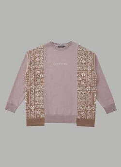 ALWAYS OUT OF STOCK ALWAYS OUT OF STOCK X REYN SPOONER SWITCHED KNIT CREW NECK