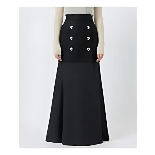 THE RERACS RERACS TRENCH FLARE SKIRT