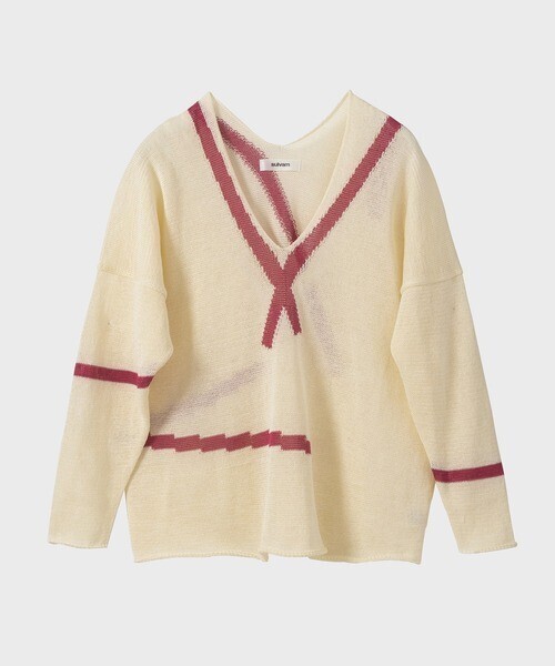 sulvam カレッジニット