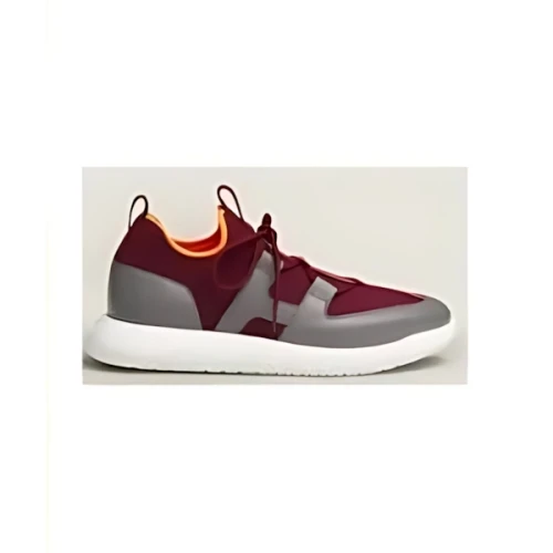 HERMES 21AW ニット×レザースニーカー