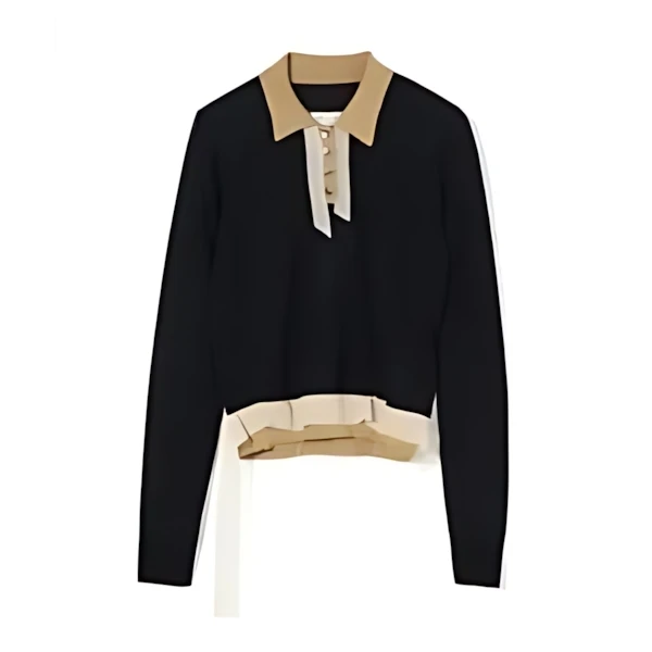 Maison Margiela ドッキングデザインポロニット