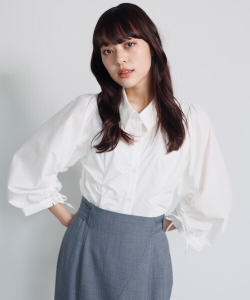 LADYMADE ドロストシャーリングシャツ