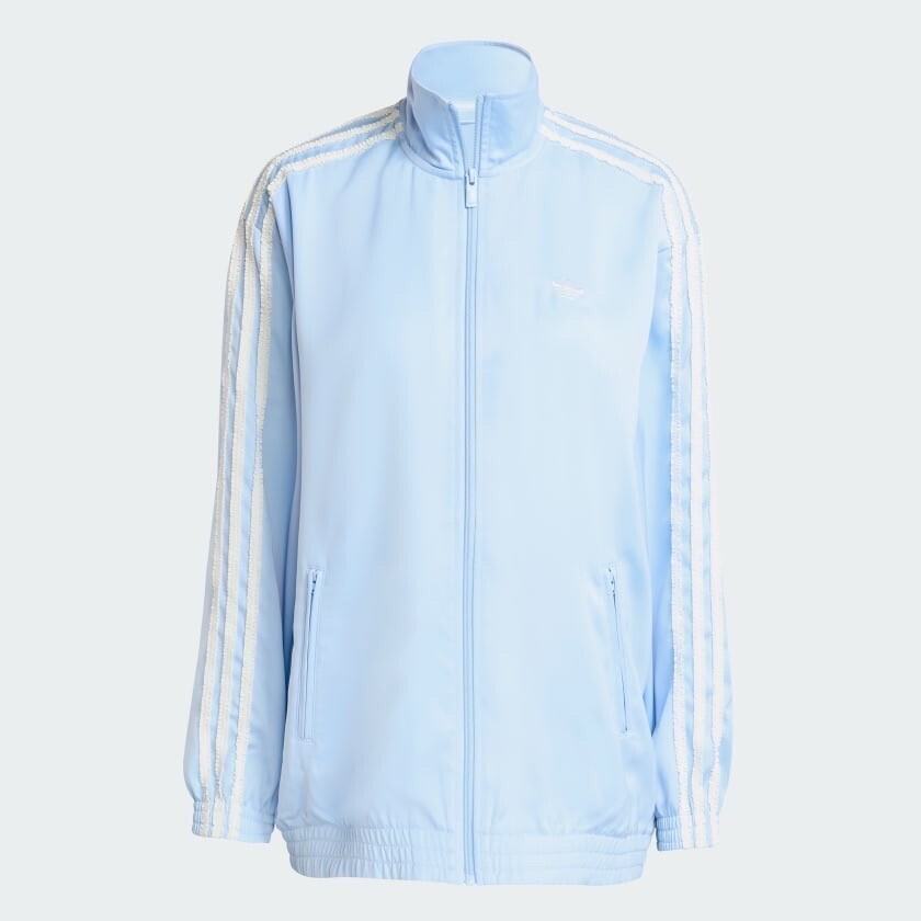 adidas アディダス オリジナルス サテン ファイヤーバード トラックトップ フリル スリーストライプス