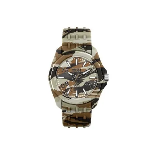 DIESEL Stinger camo silicone watch