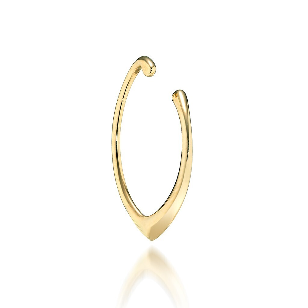 STAR JEWELRY K10 イヤーカフ PETAL ARC EARCUFF
