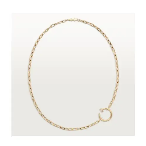 Cartier ジュスト アン クル ネックレス、ダイヤモンド