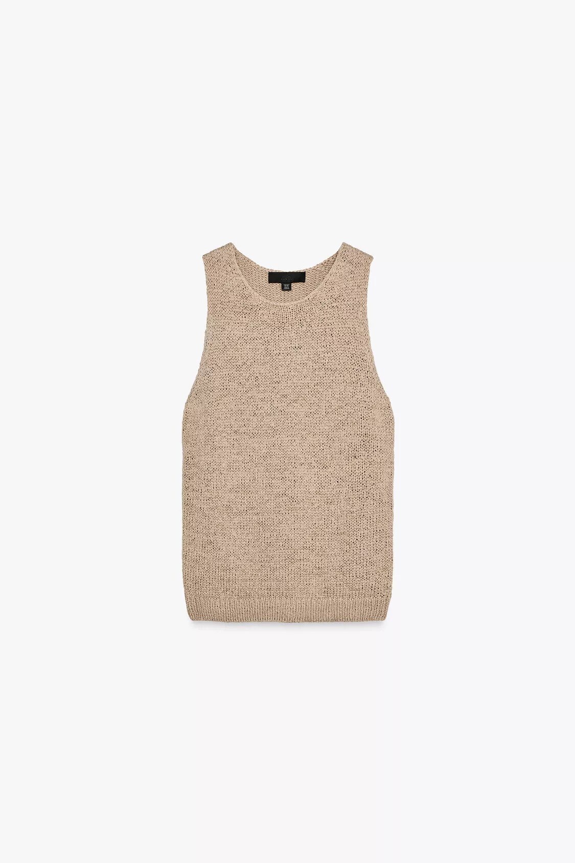 ZARA ラスティックニットトップス