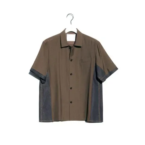 sacai Suiting x Denim Shirt
