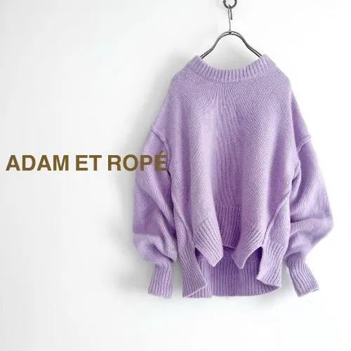 ADAM ET ROPÉ タスマニアウールクロップドプルオーバー