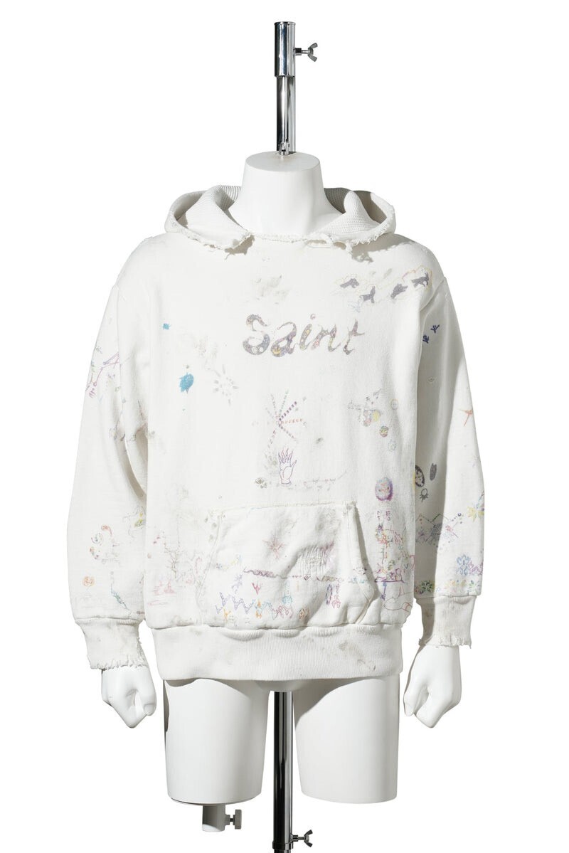 SAINT Mxxxxxx SAINT Mxxxxxx x Coco Star Sim COCO_DOUBLE FACE HOODIE
