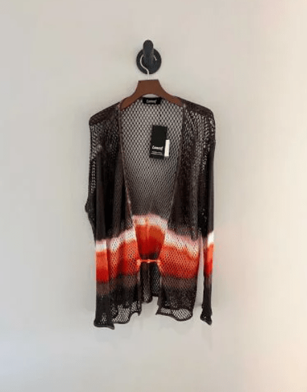 Lamrof BORO SLANTED SLEEVELESS Cardigan