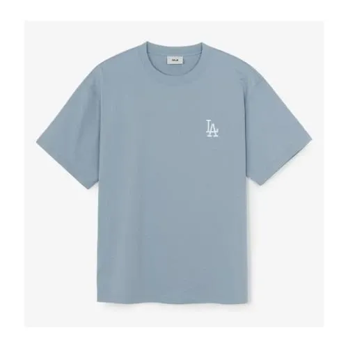 MLB Korea Vintage Denimlike Monogram Big Lux Over Fit T-shirt