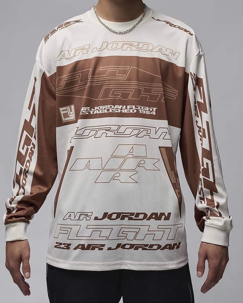 NIKE ジョーダン MVP メンズ プリント ロングスリーブ トップ
