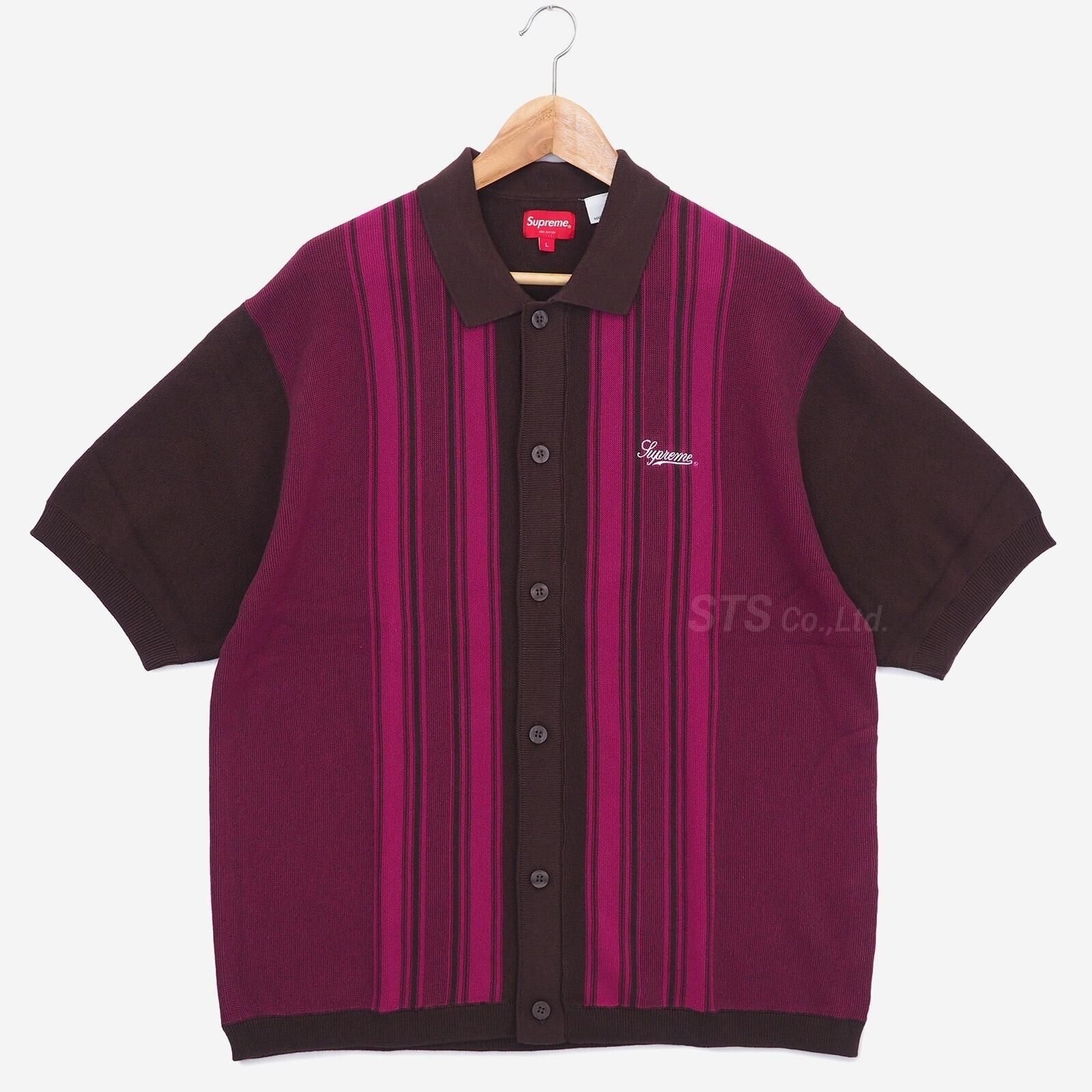 Supreme Stripe Button Up Polo