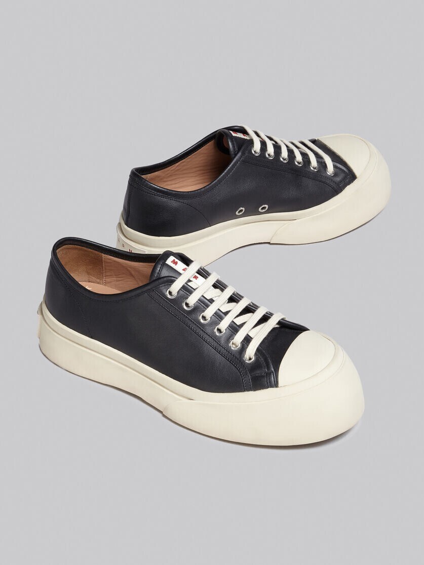 MARNI ブラック ナッパレザー PABLOレースアップスニーカー