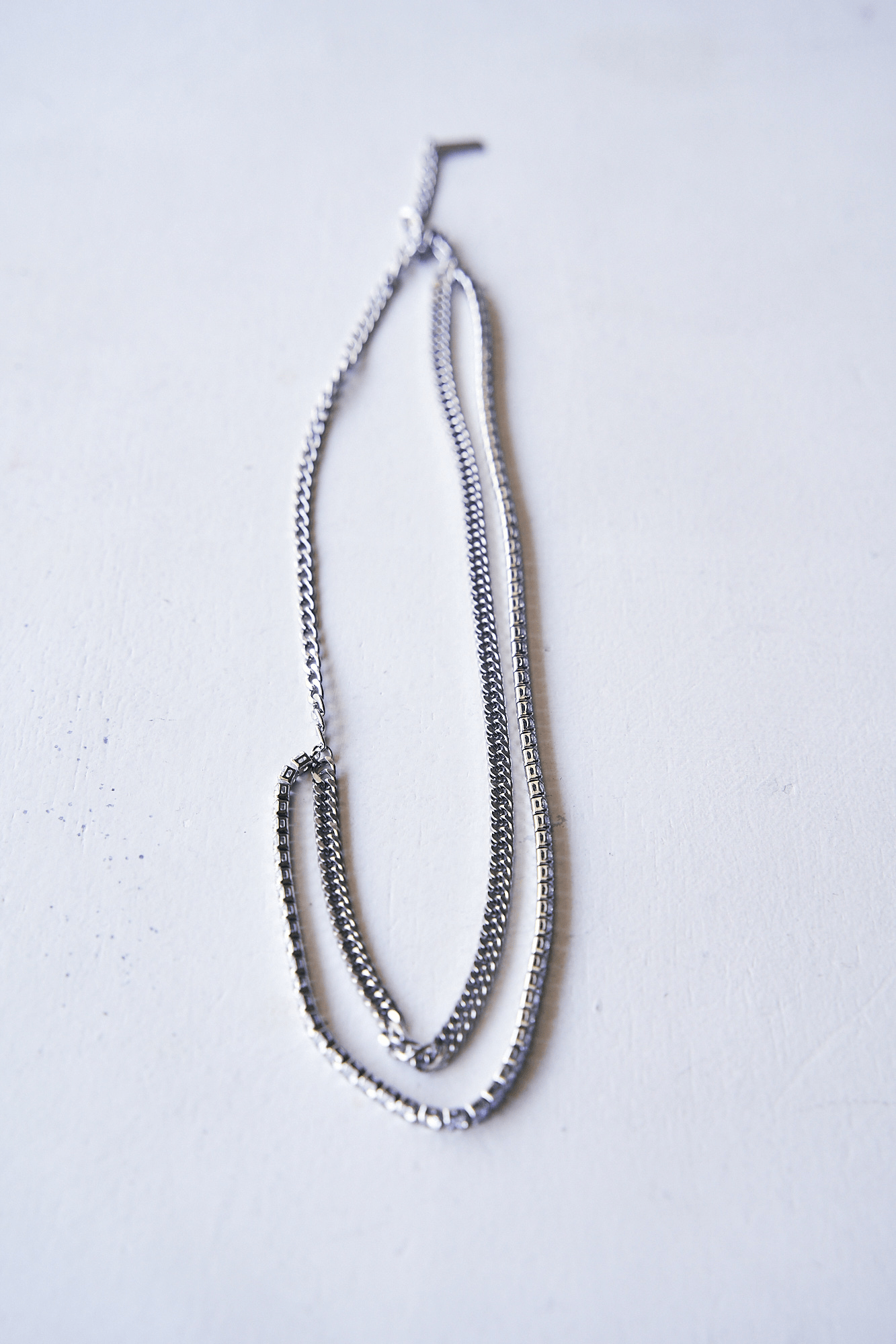 ADDIXY 【UNISEX】2WAY DOUBLE CHAIN NECKLACE
