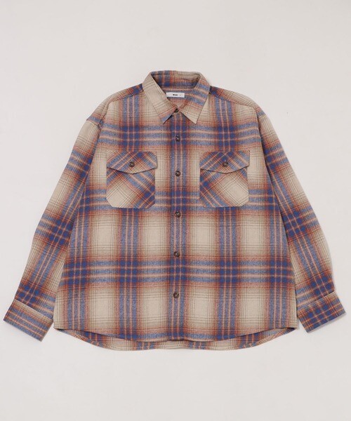 WEGO ヘビーネルチェックシャツ