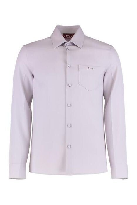 GUCCI Shirt Made Of Wool Gabardine