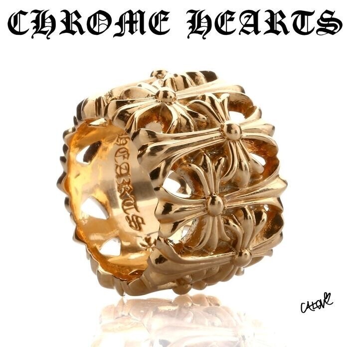 CHROME HEARTS 【セメタリーリング】*◆22Kゴールド