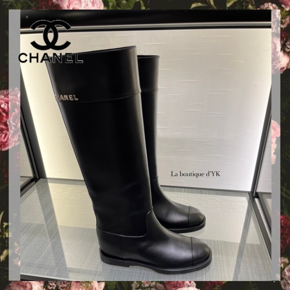 CHANEL ロング ブーツ