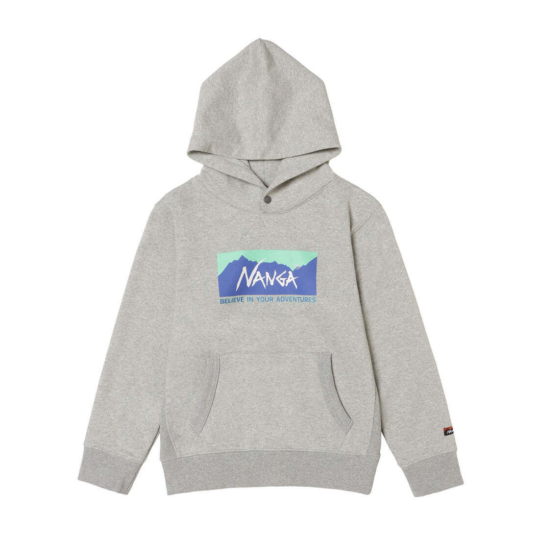 NANGA ECO HYBRID BOX LOGO KIDS SWEAT HOODIE