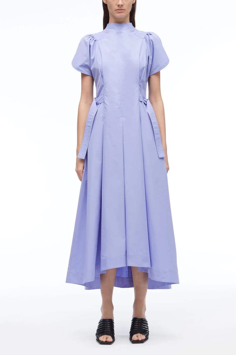 3.1 Phillip Lim パフSSサイドタイポプリンフレアドレス