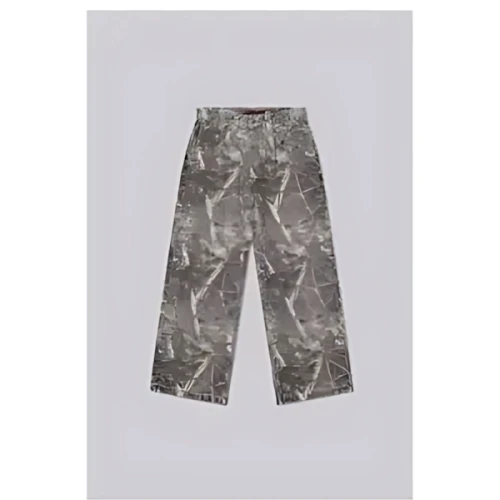 Jaded London Woodland Camo Colossus Baggy Jeans