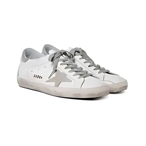 GOLDEN GOOSE uperstar Distressed Leather And Suede Sneakers