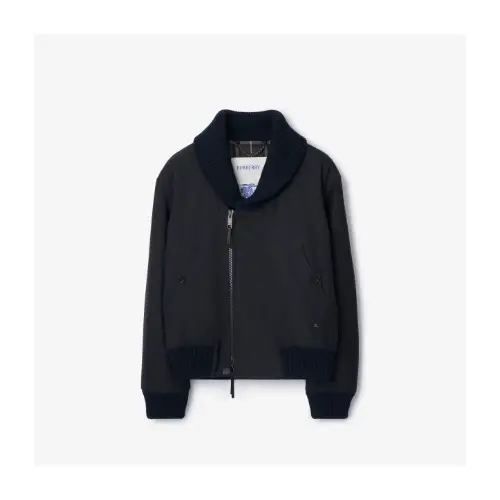 BURBERRY ウールブレンド ボマージャケット