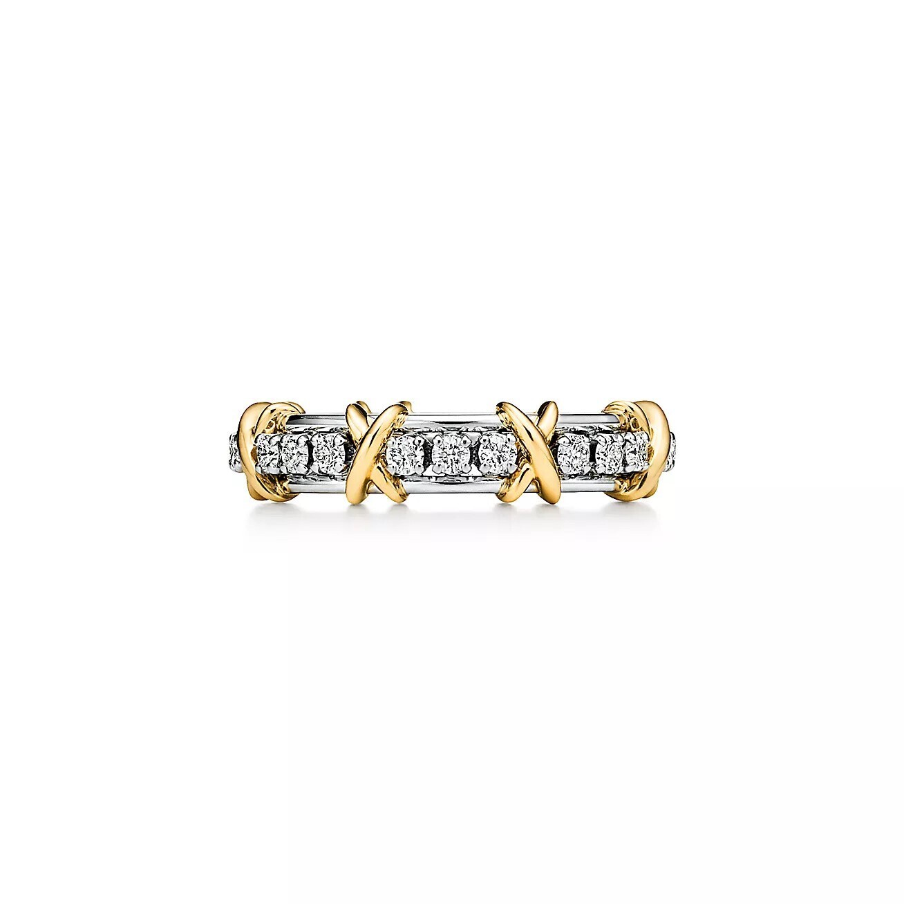 Tiffany & Co. Sixteen Stone by Tiffany ナロー リング