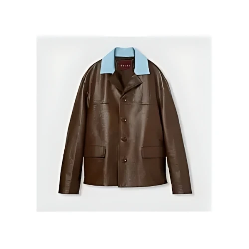 GUCCI Embossed leather jacket